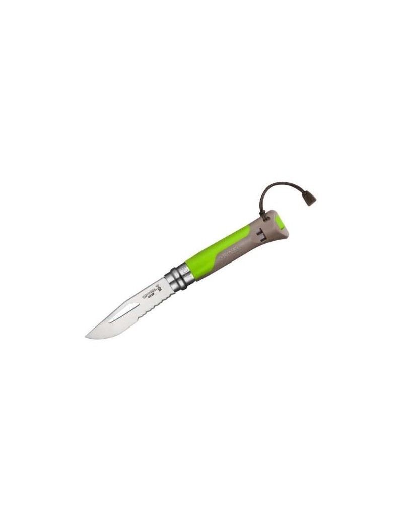 Opinel-Messer Nr. 8 Outdoor braun/grün