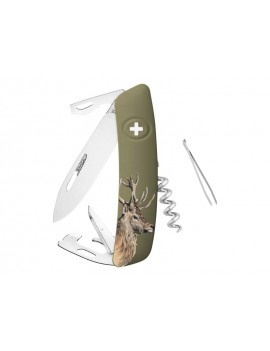 Schweizer Taschenmesser mit Hirschmotiv
